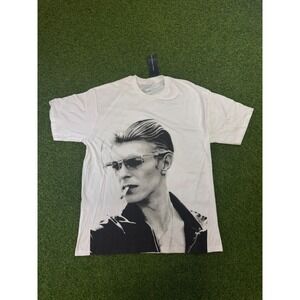 David Bowie Graphic T-Shirt White Mens XL Bravado Rock Tee French Connection